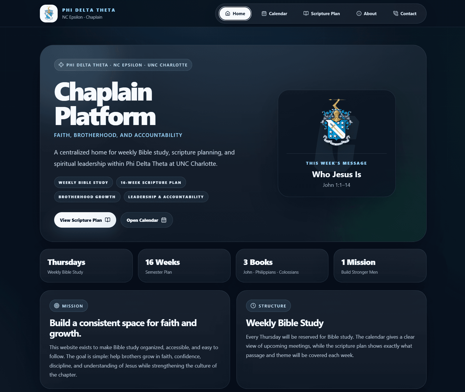 Chaplain Platform — project cover