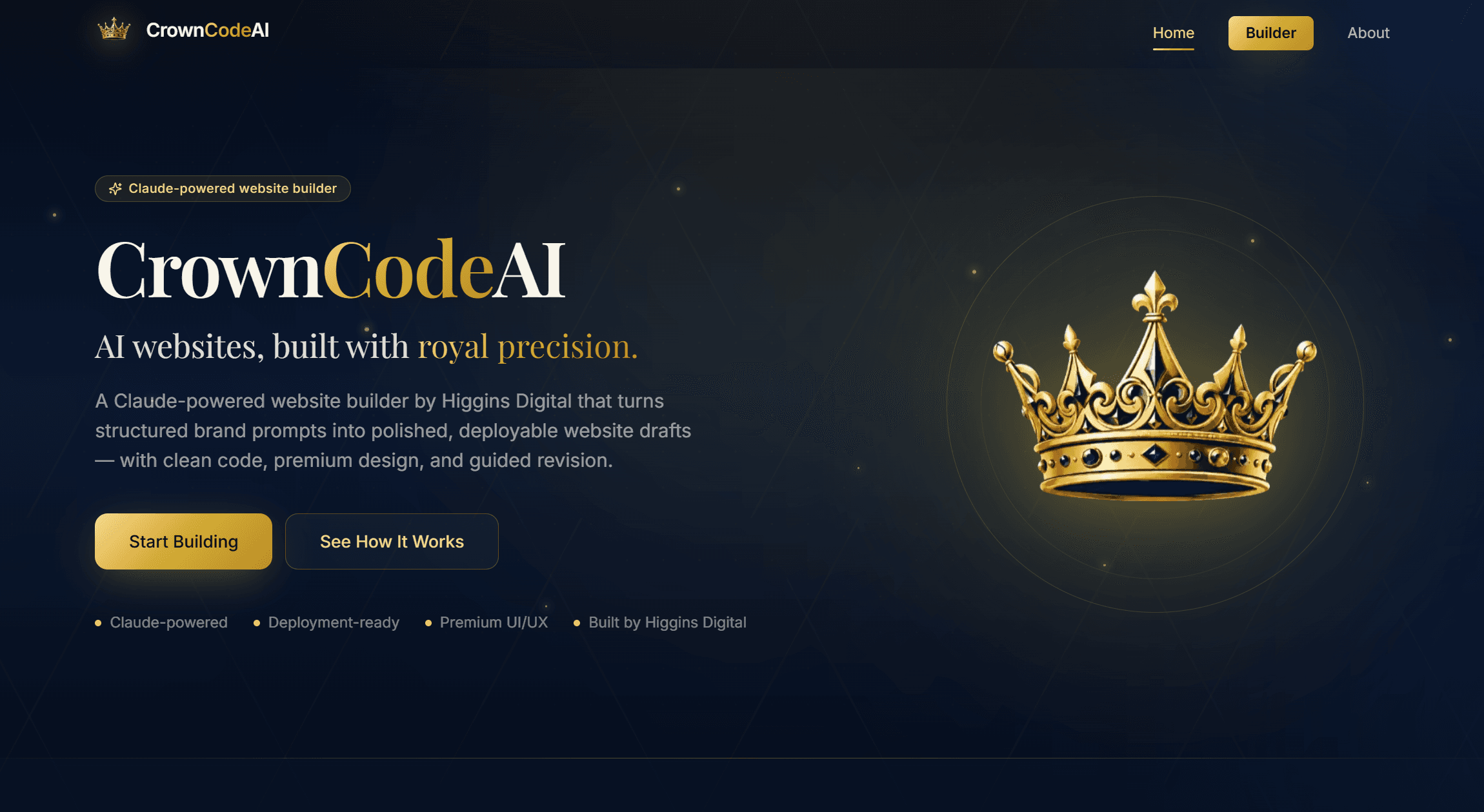 CrownCode AI — project cover